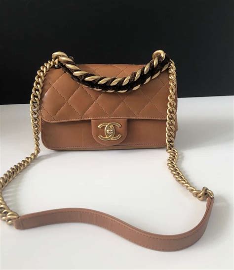 chanel two tone mini flap bag|chanel mini flap bag with top handle.